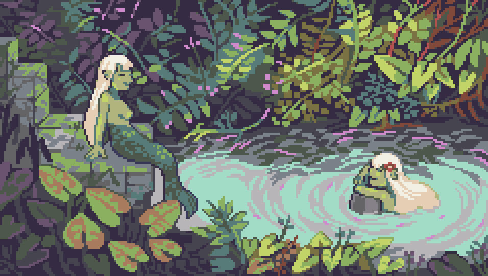 Mermaids at the Old Ruins