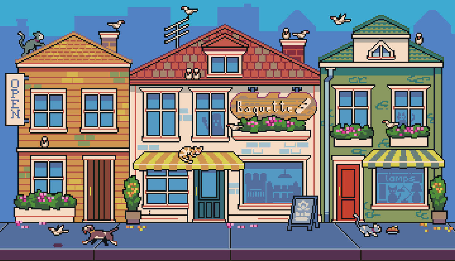 Baguette Town [Commission}